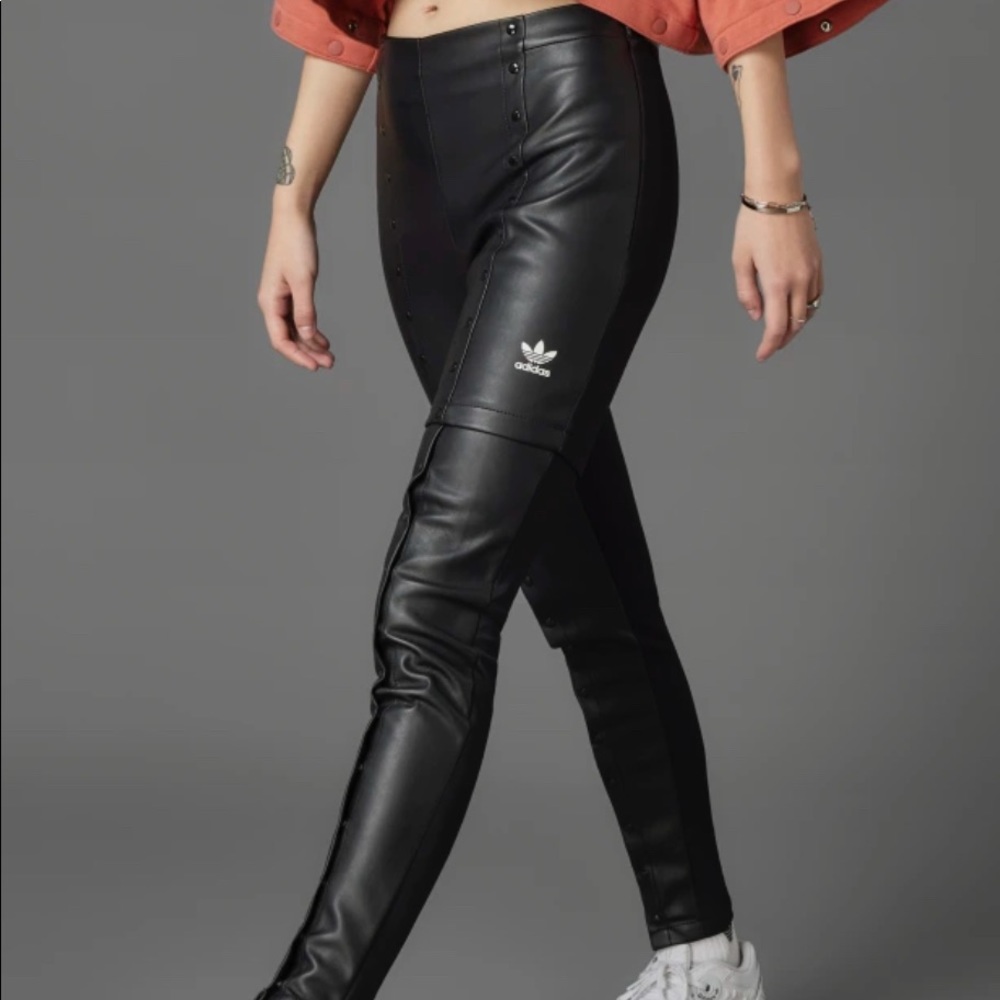 Adidas Snap Button Leather Pant
